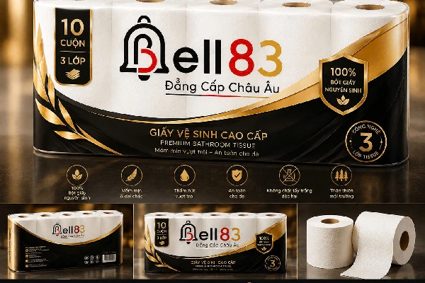 GIẤY BELL83 ĐẲNG CẤP CHÂU ÂU, NÂNG TẦM CHẤT LƯỢNG SỐNG