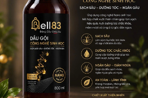 BELL83 CẶP DẦU GỘI & DẦU XẢ 800 ML